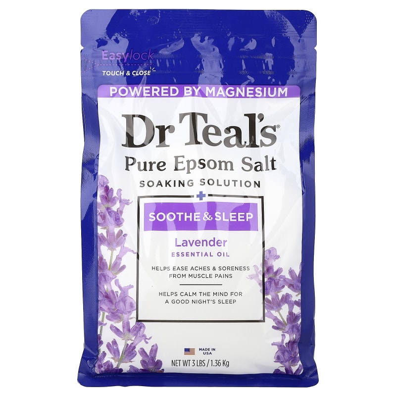 Pure Epsom Salt, Soaking Solution, Lavender