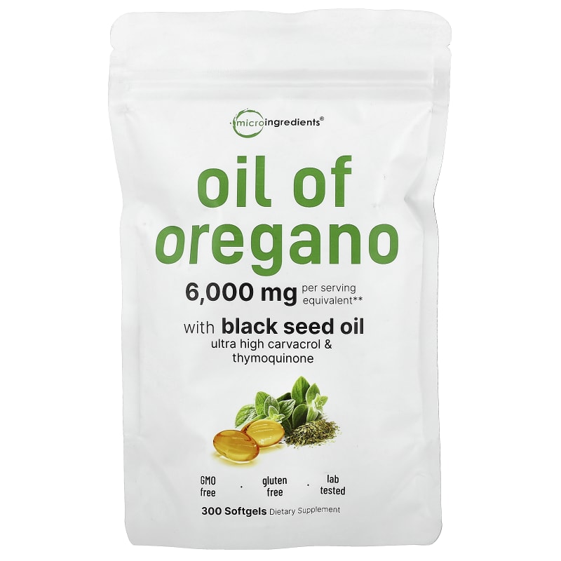 Oil of Oregano with Black Seed Oil