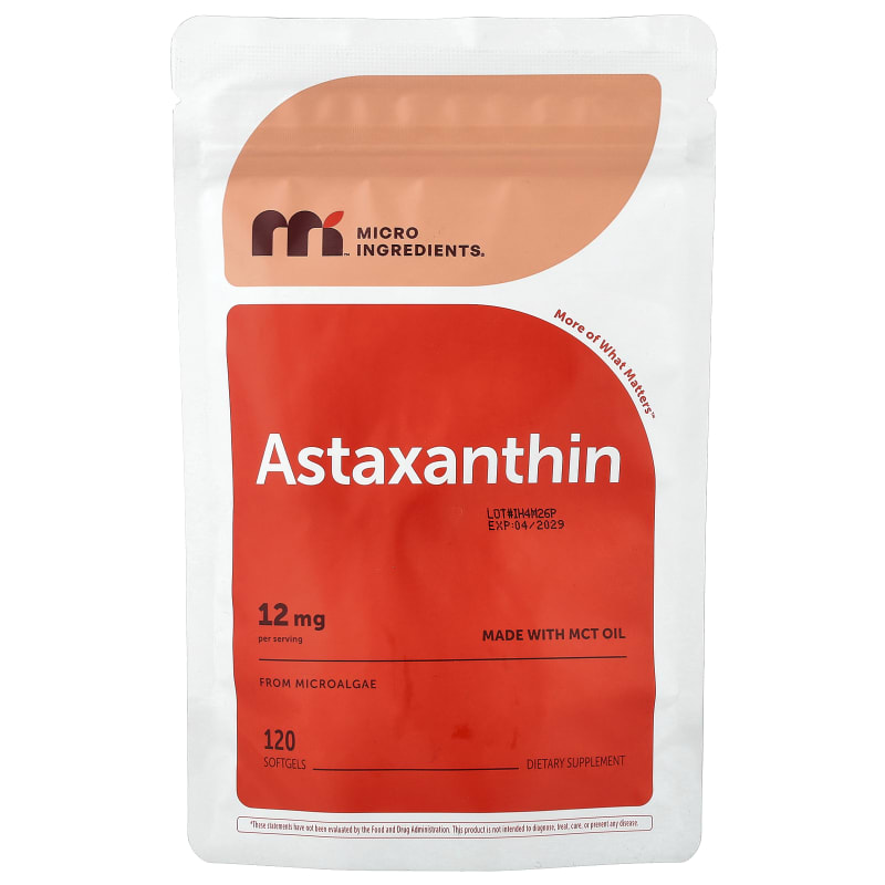 Astaxanthin, 12 mg