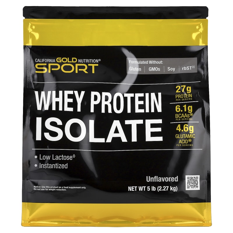 Sport, Whey Protein Isolate, Unflavored
