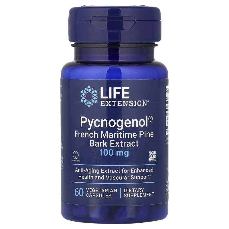 Pycnogenol®, French Maritime Pine Bark Extract, 100 mg