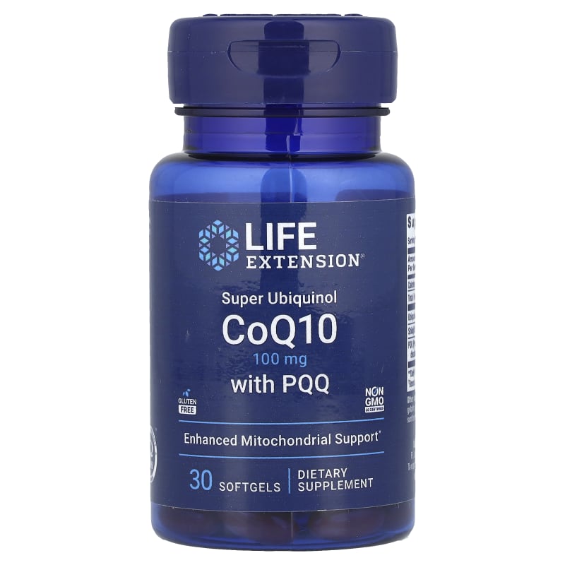Super Ubiquinol CoQ10 with PQQ, 100 mg