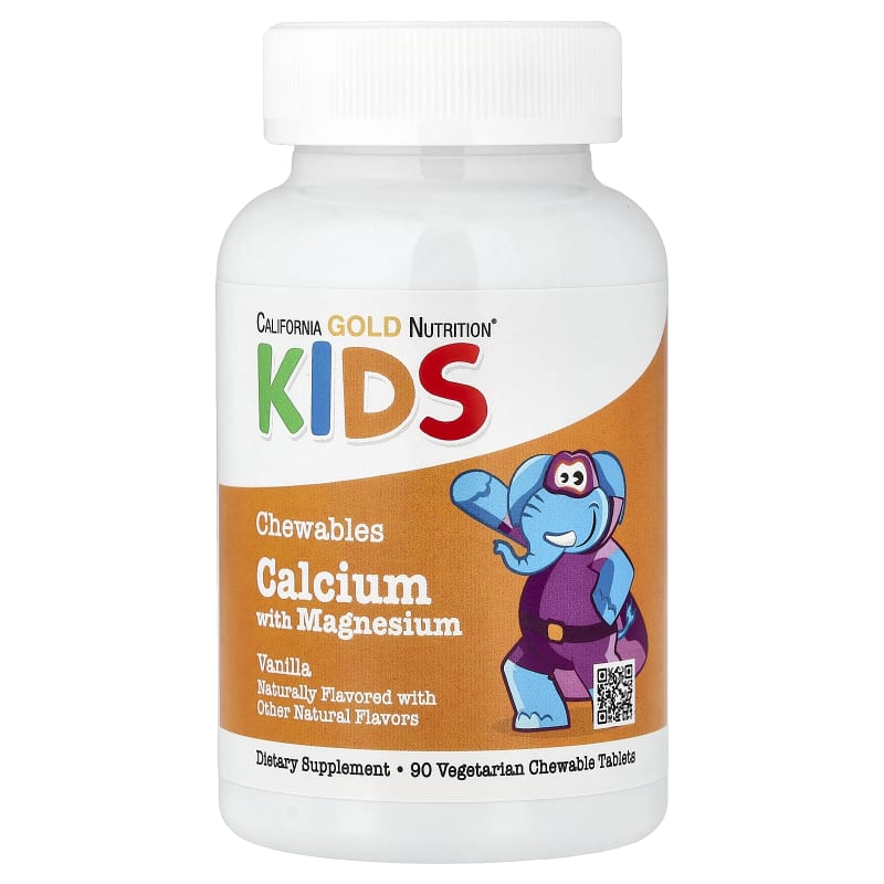 Chewable Calcium with Magnesium For Children, Vanilla