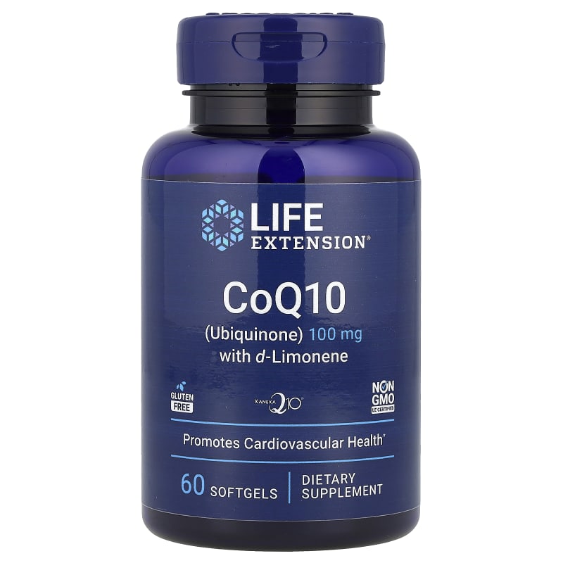 CoQ10 (Ubiquinone) with d-Limonene, 100 mg