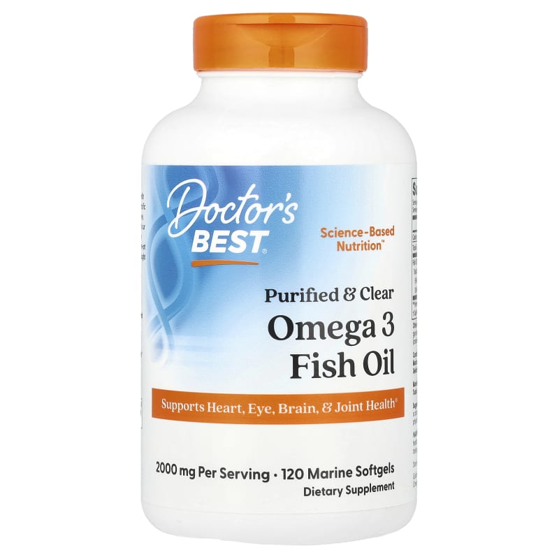 Purified & Clear Omega 3 Fish Oil