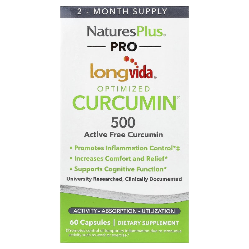 Pro Longvida® Optimized Curcumin® 500, 500 mg