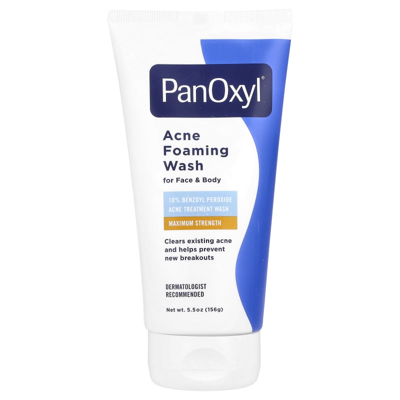 Acne Foaming Wash, For Face & Body, Maximum Strength