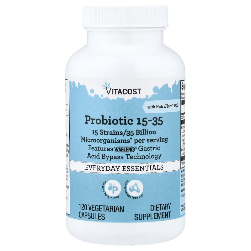 Everyday Essentials, Probiotic 15-35 With NutraFlora® FOS