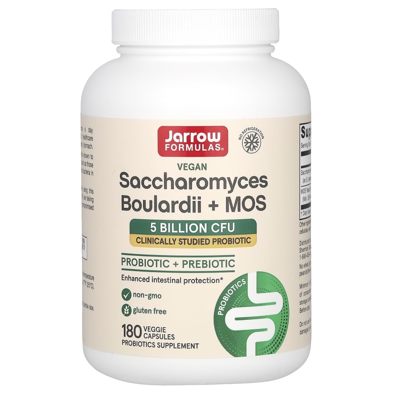 Vegan Saccharomyces Boulardii + MOS, 5 Billion CFU