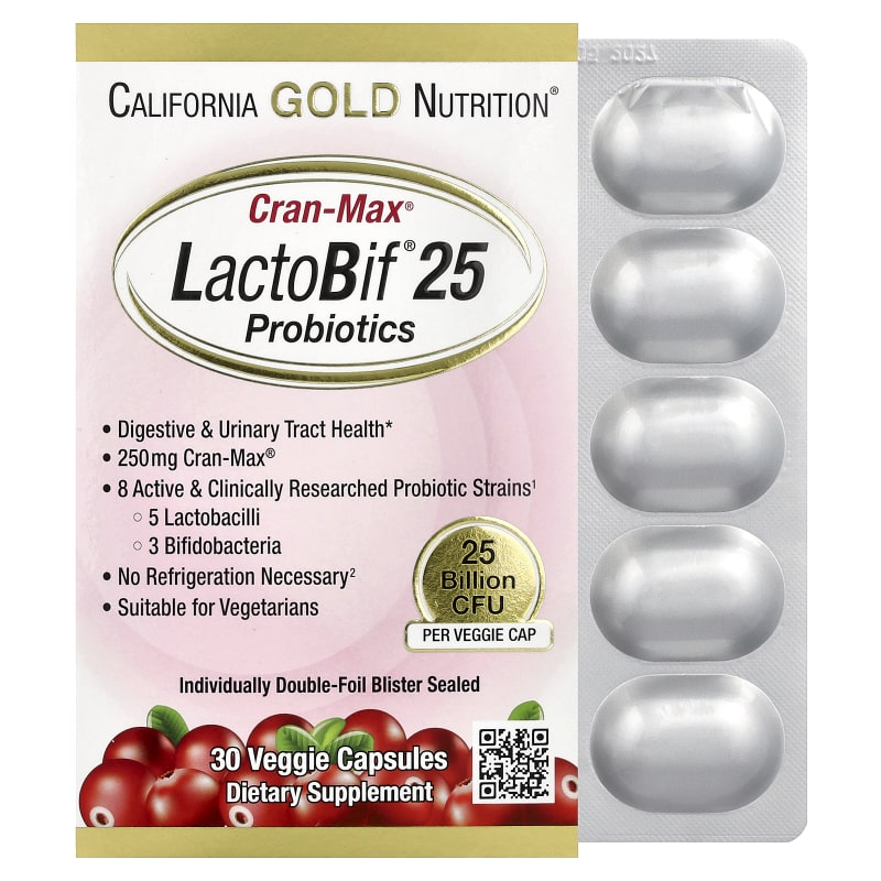 CranMax® LactoBif® Probiotics, 25 Billion CFU