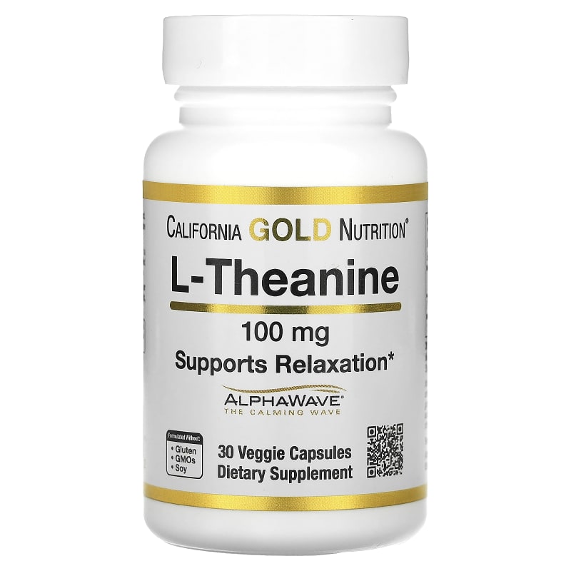 L-Theanine, Featuring AlphaWave, 100 mg