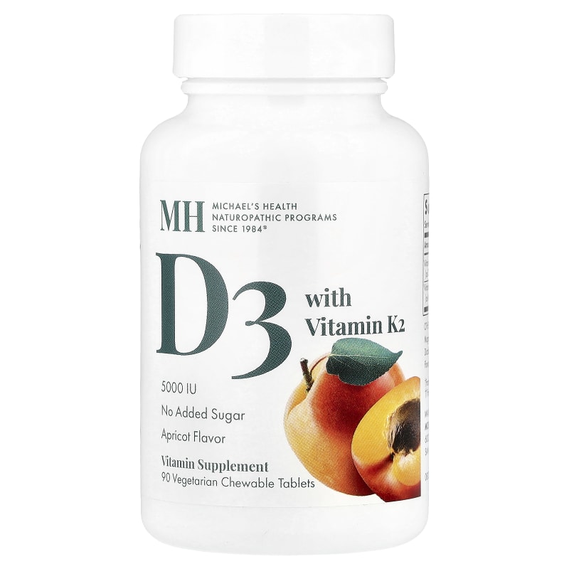 D3 with Vitamin K2, Apricot