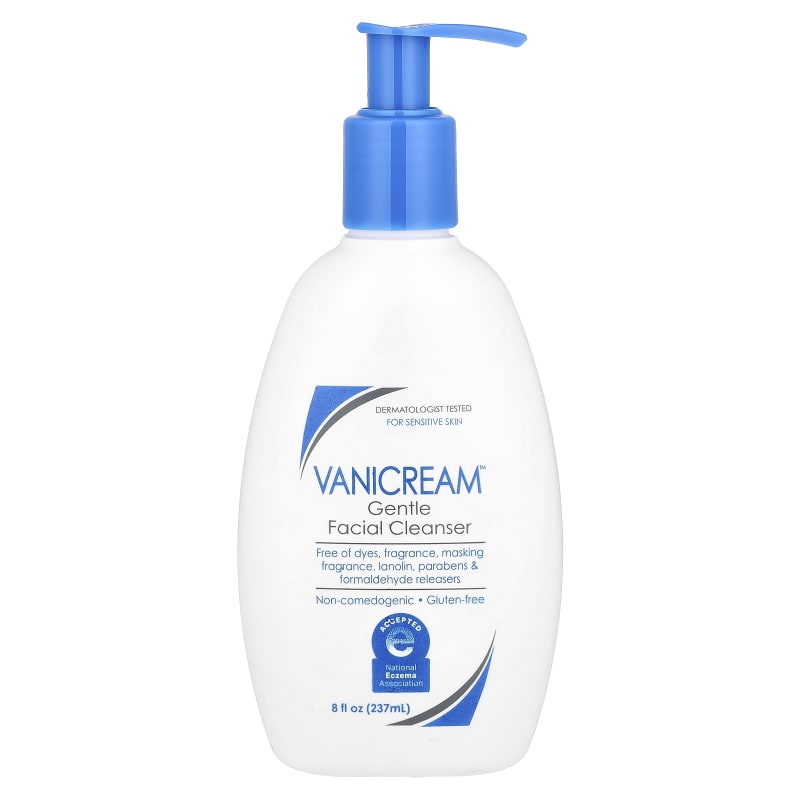 Gentle Facial Cleanser, For Sensitive Skin, Fragrance Free