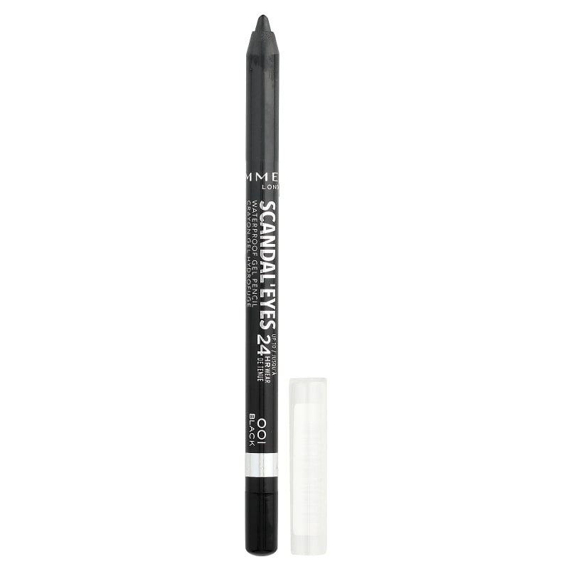 Scandal'Eyes, Waterproof Gel Pencil, 001 Black