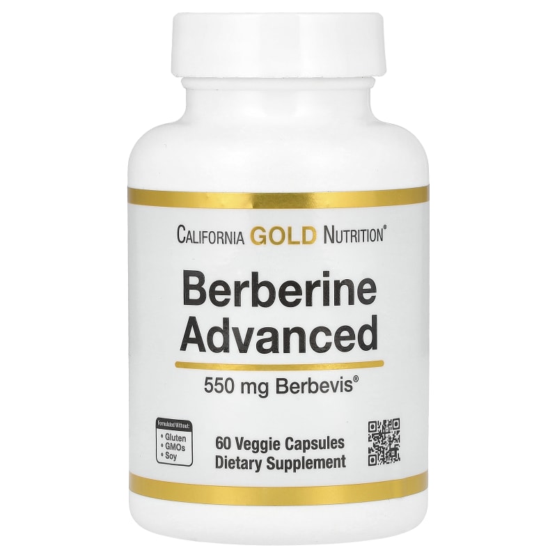 Berberine Advanced, Berbevis Phytosome with Berberine Phospholipid Complex with Sunflower Lecithin, 550 mg