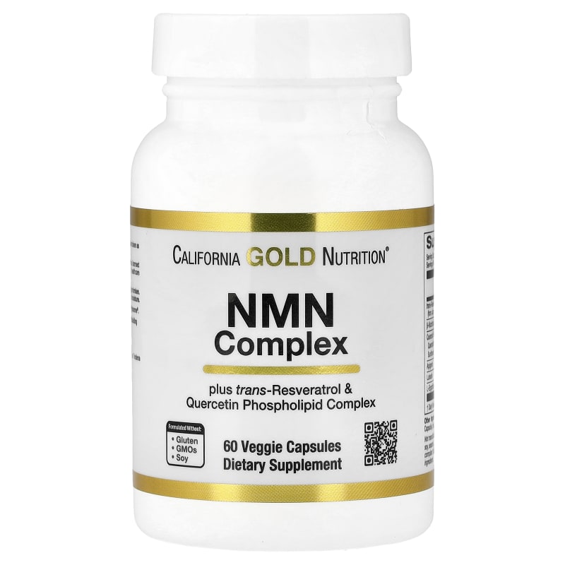NMN Complex with trans-Resveratrol, Quercetin Phytosome Complex, Apigenin, and Luteolin