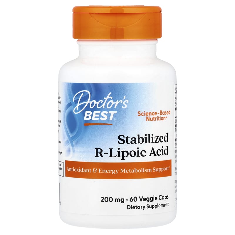 Stabilized R-Lipoic Acid, 200 mg