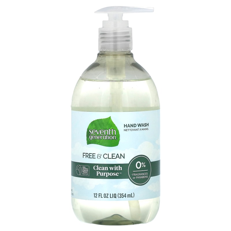 Hand Wash, Free & Clean, Fragrance Free