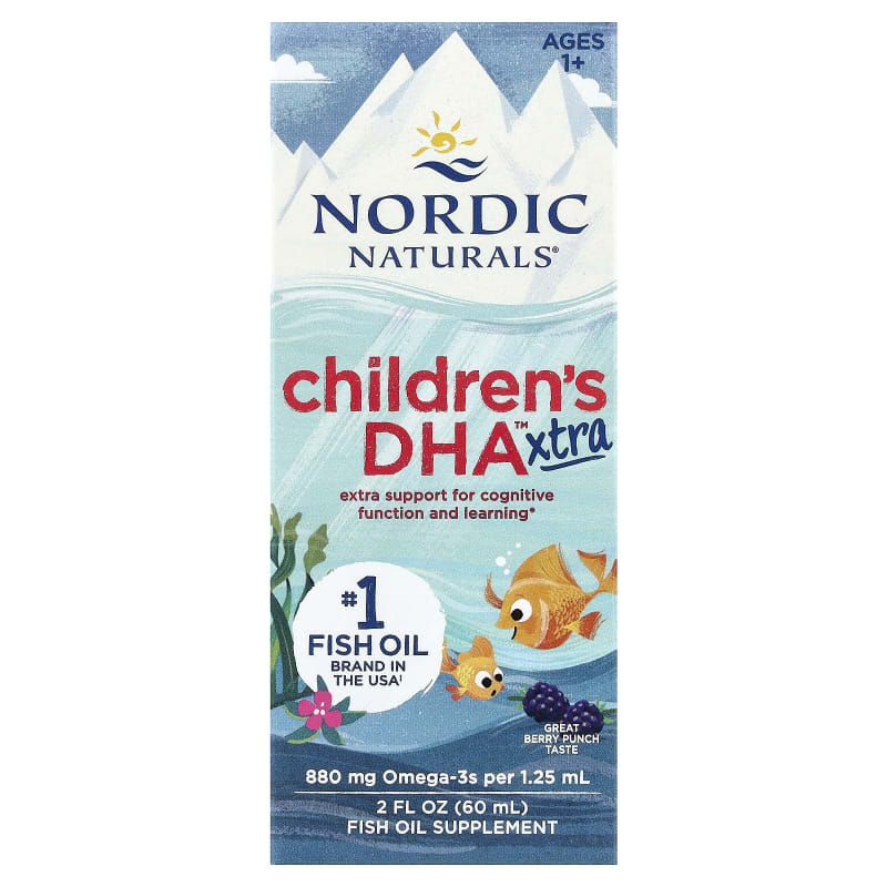 Children's DHA™ Xtra, Ages 1+, Great Berry Punch