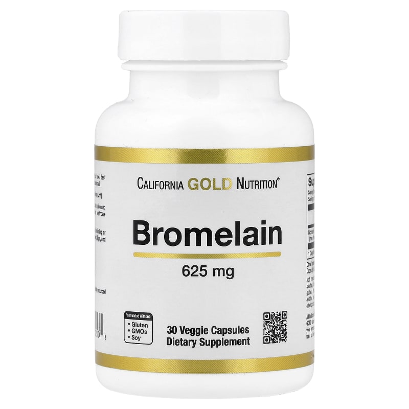 Bromelain, 625 mg