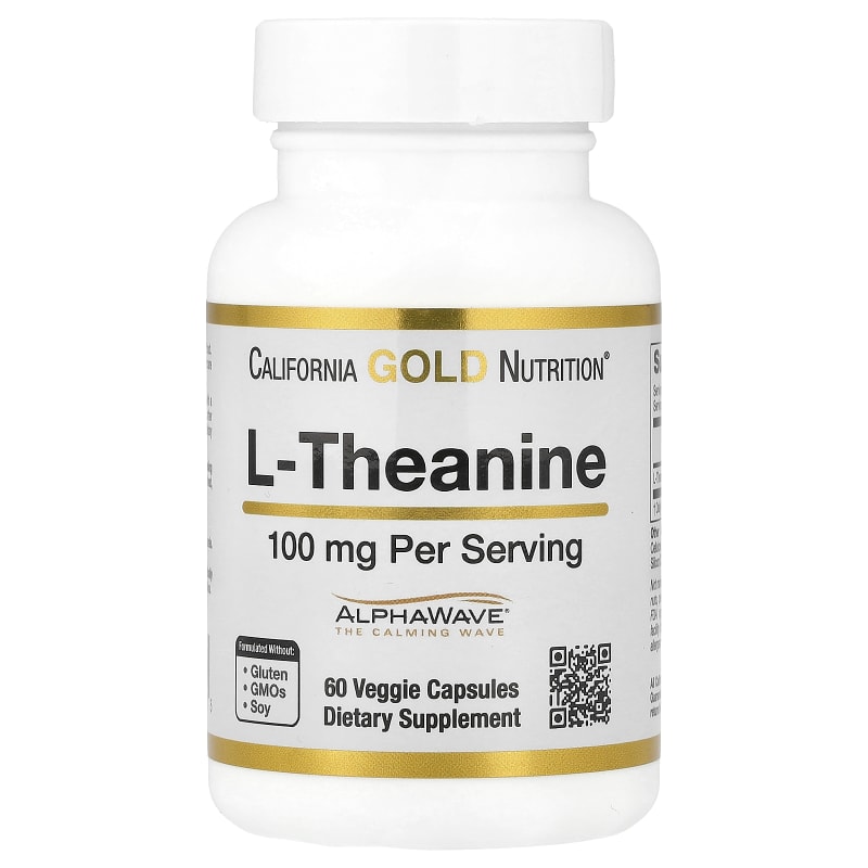 L-Theanine, Featuring AlphaWave®, 100 mg