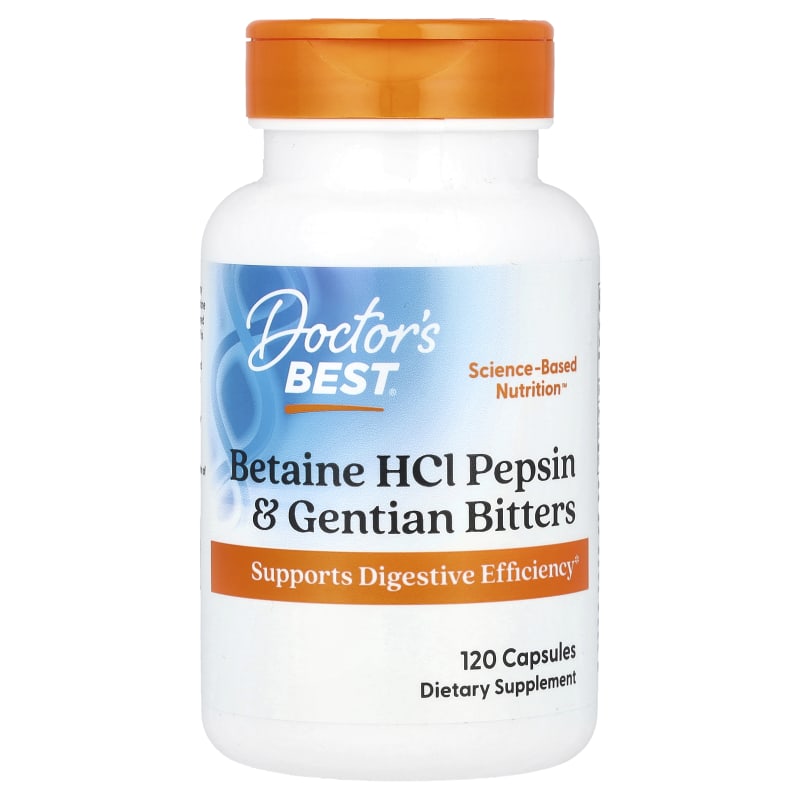 Betaine HCl Pepsin & Gentian Bitters