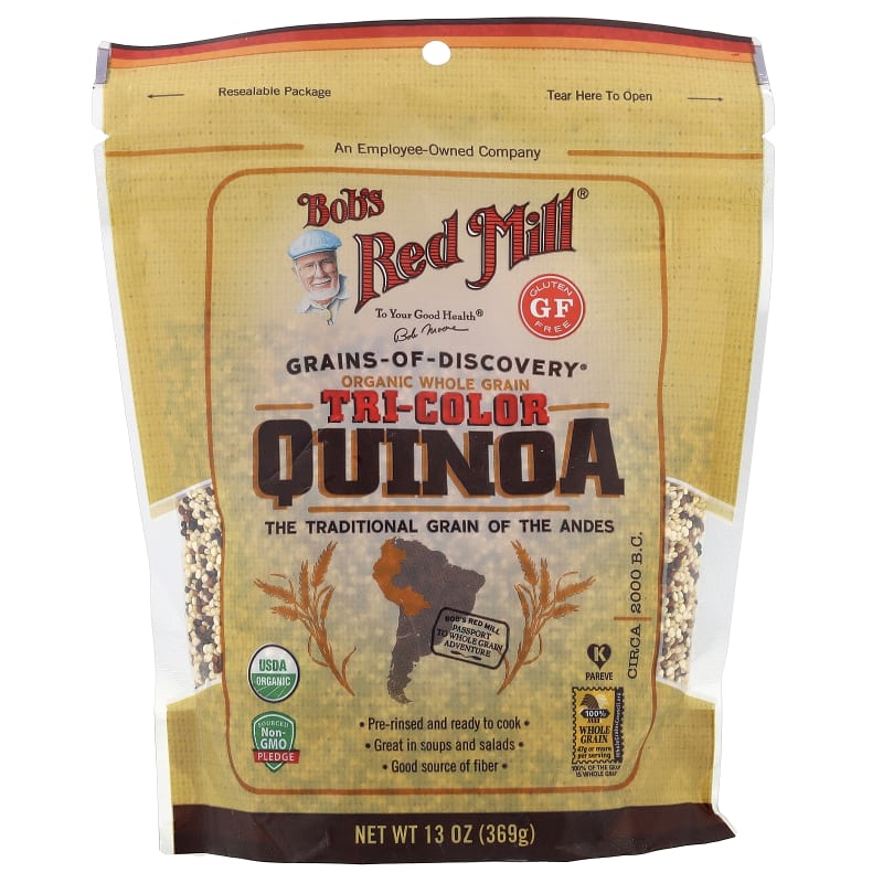 Organic Tri-Color Quinoa, Whole Grain