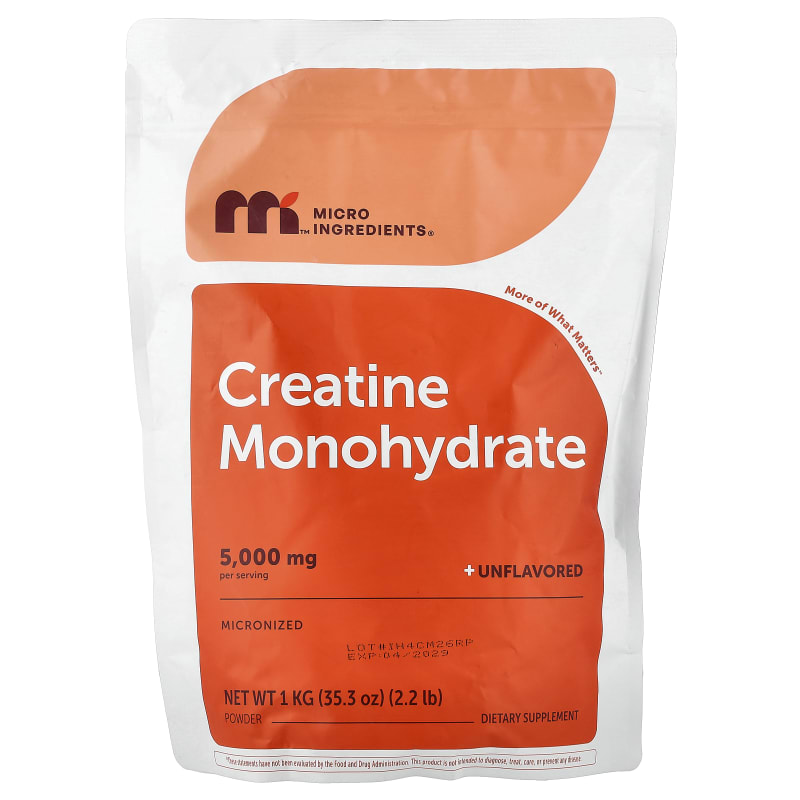 Creatine Monohydrate Powder, Unflavored