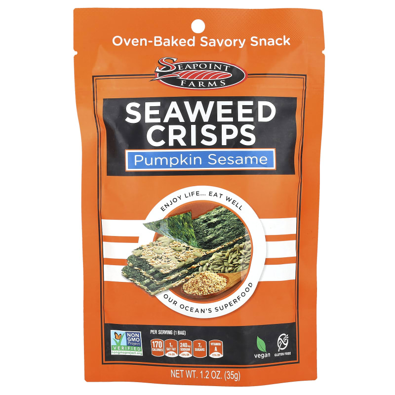 Seaweed Crisps, Pumpkin Sesame