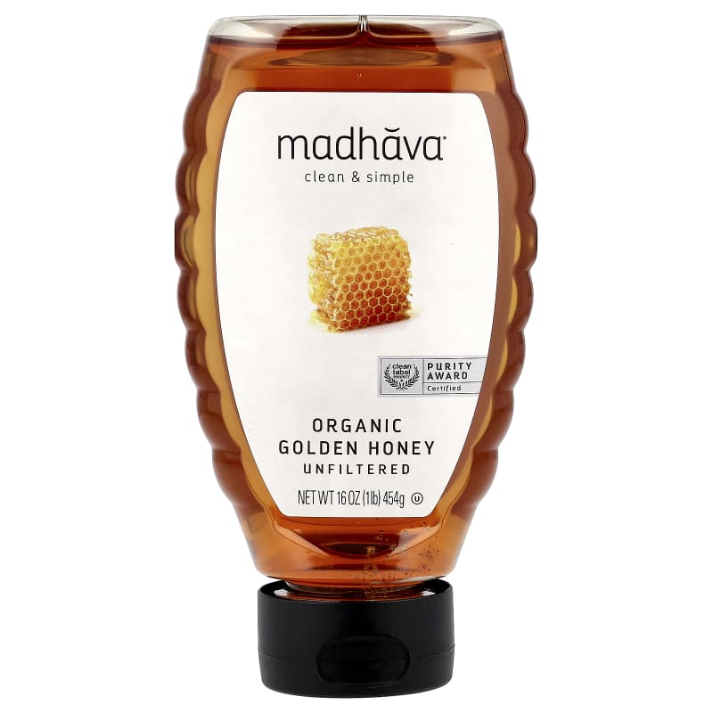 Organic Golden Honey, Unfiltered