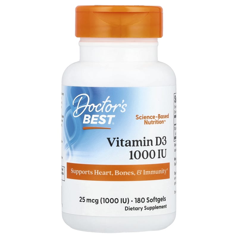 Vitamin D3, 25 mcg (1,000 IU)