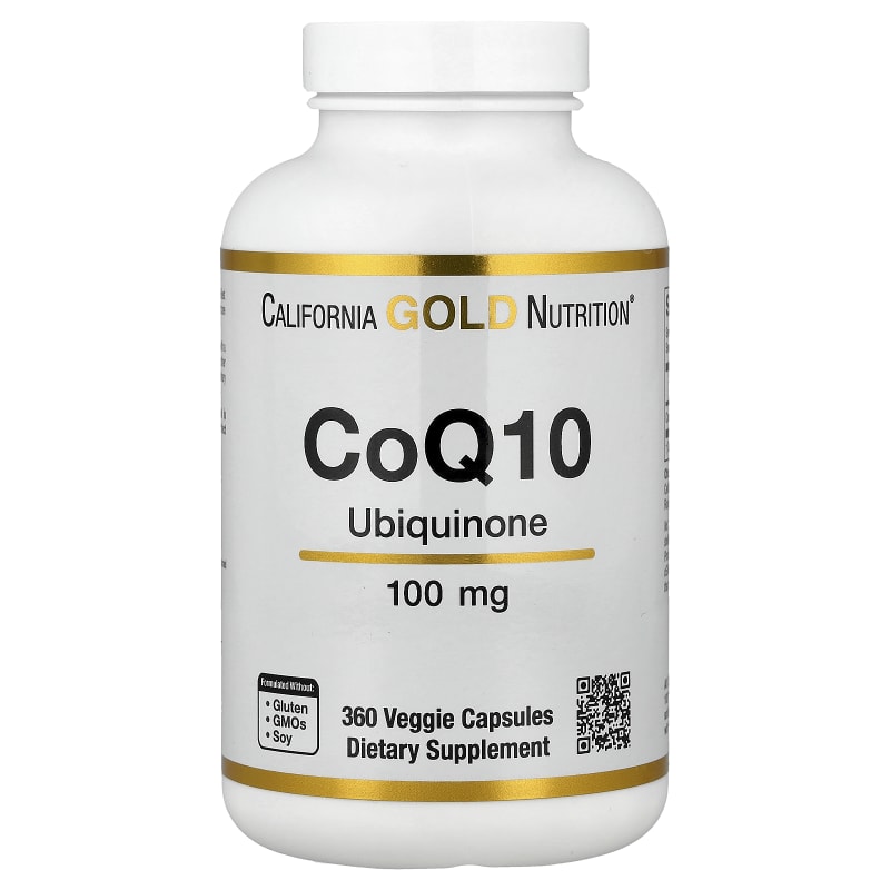 CoQ10, USP Grade Ubiquinone, 100 mg