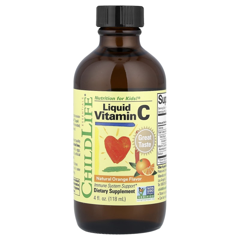 Liquid Vitamin C, Natural Orange