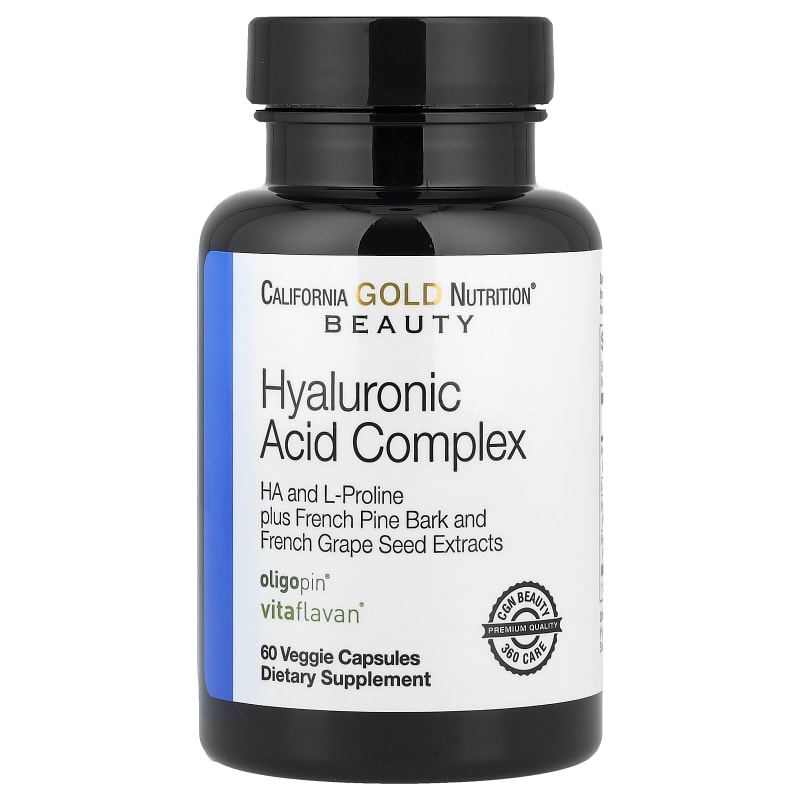 Hyaluronic Acid Complex with L-Proline, French Grape Seed and French Maritime Pine Bark Extract