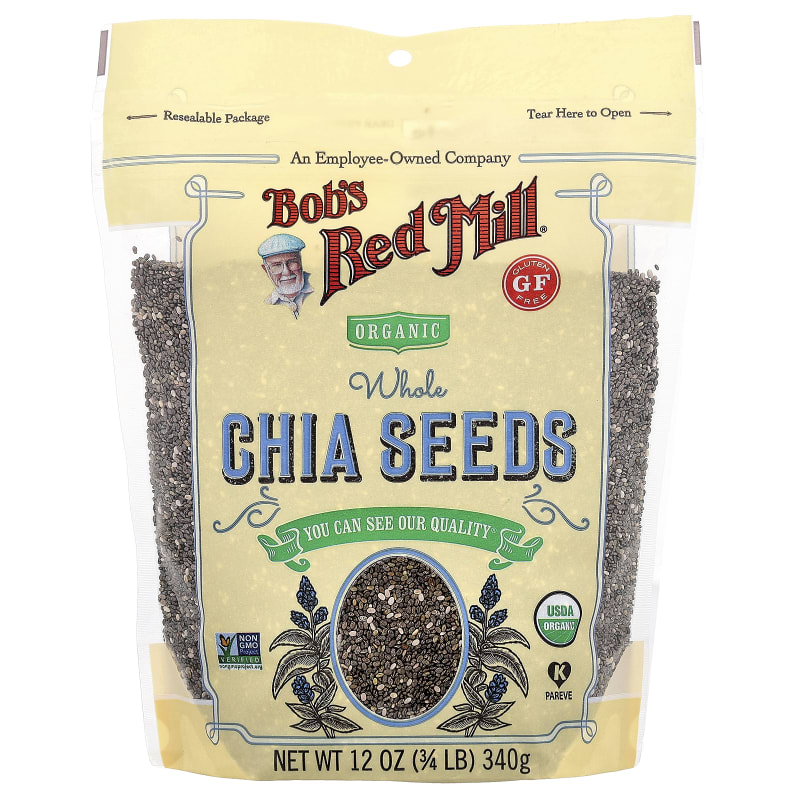Organic Chia Seeds, Whole
