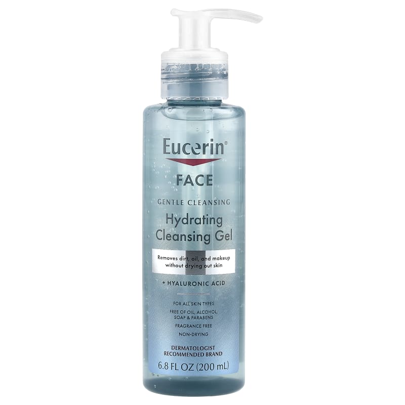Face, Hydrating Cleansing Gel + Hyaluronic Acid, Fragrance Free
