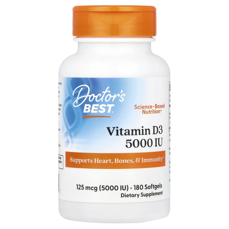 Vitamin D3, 125 mcg (5,000 IU)