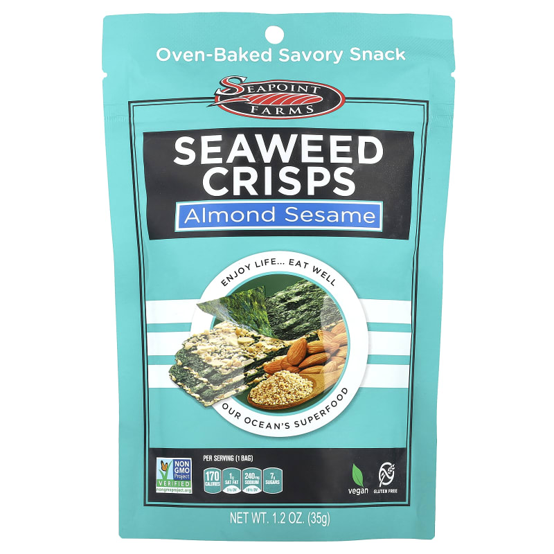 Seaweed Crisps, Almond Sesame