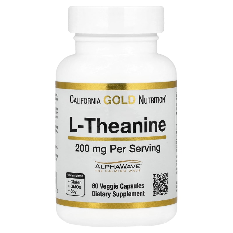 L-Theanine, Featuring AlphaWave®, 200 mg