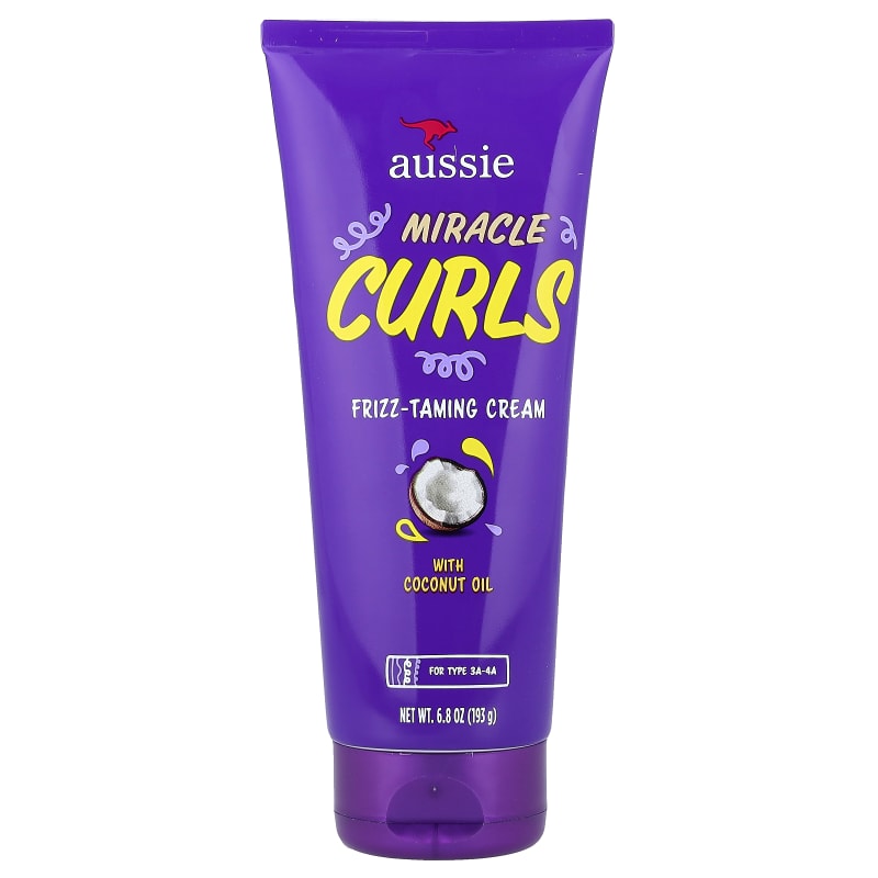 Miracle Curls, Frizz-Taming Cream with Coconut Oil