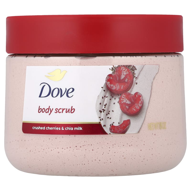Body Scrub, Crushed Cherries & Chia Milk