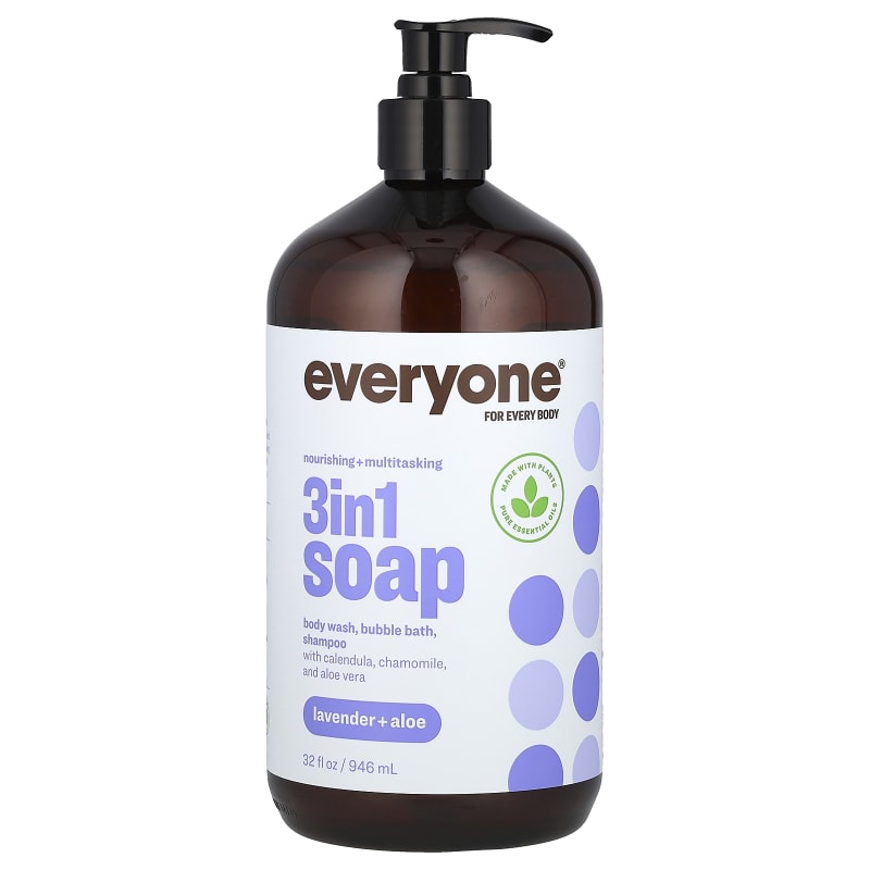 3 in 1 Soap, Lavender + Aloe