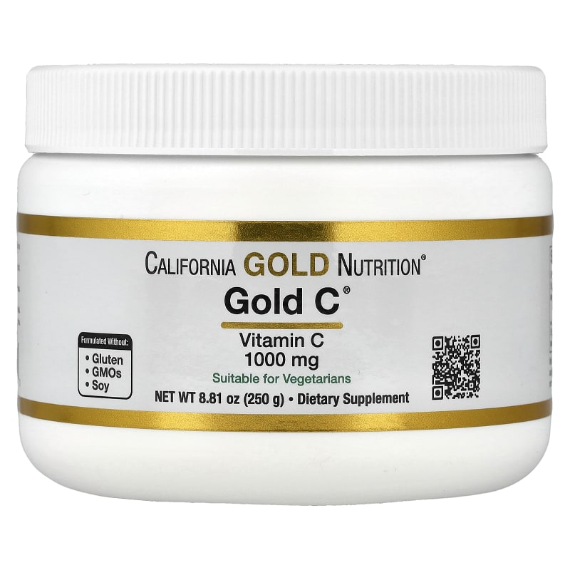 Gold C® Powder, USP Grade Vitamin C, 1,000 mg
