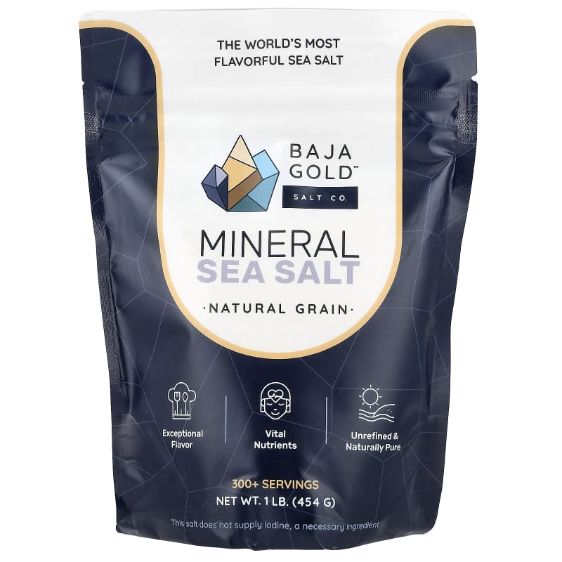 Mineral Sea Salt, Natural Grain