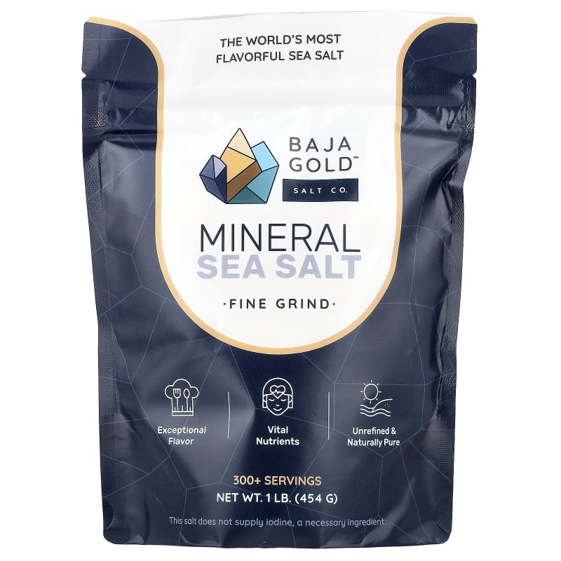 Mineral Sea Salt, Fine Grind