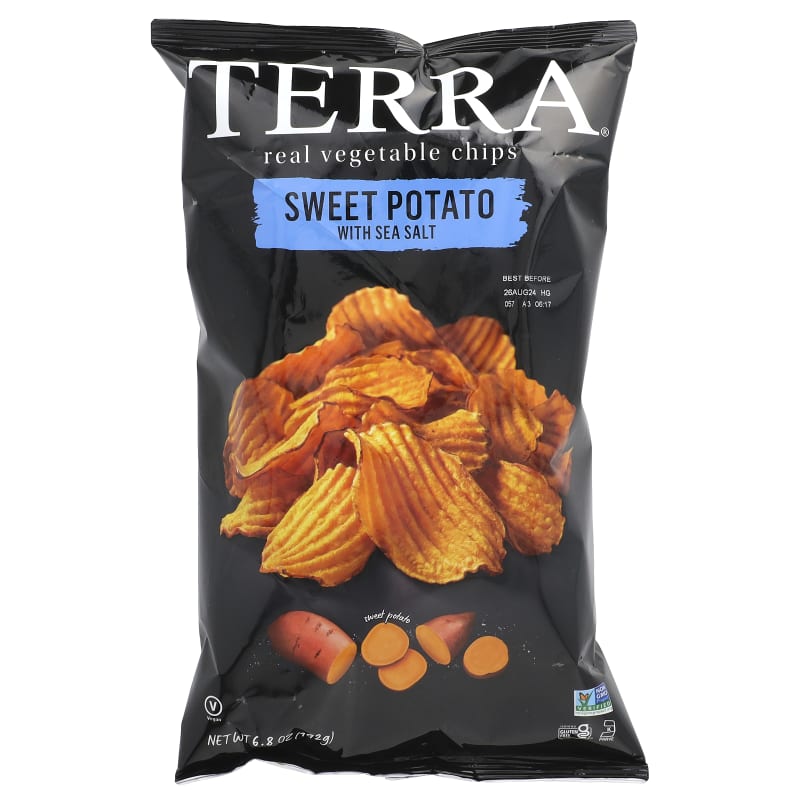 Real Vegetable Chips, Sweet Potato With Sea Salt