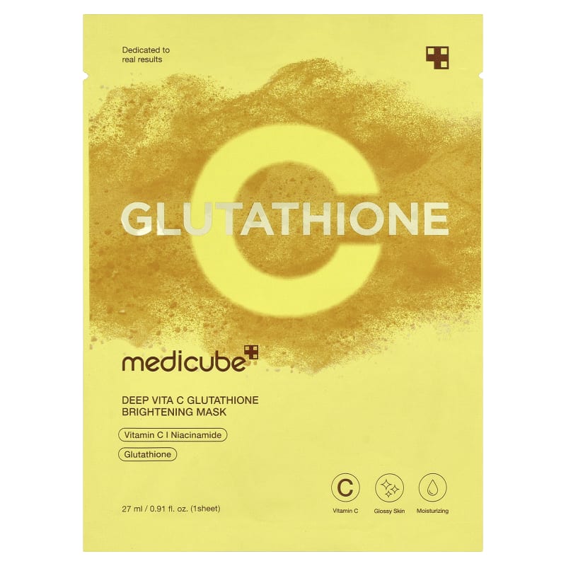 Deep Vita C Glutathione Brightening Beauty Mask, 1 Sheet