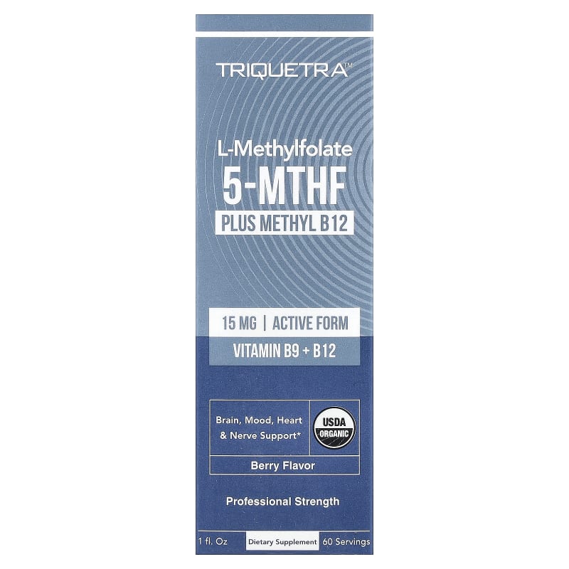 L-Methylfolate 5-MTHF Plus Methyl B12, Berry
