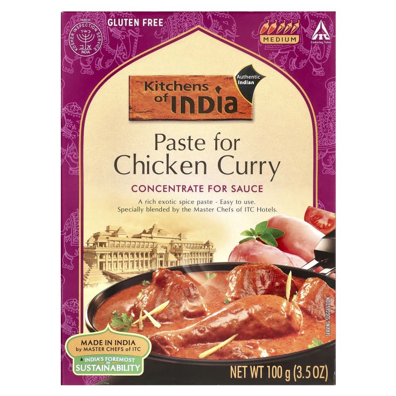 Paste For Chicken Curry, Concentrate For Sauce, Medium