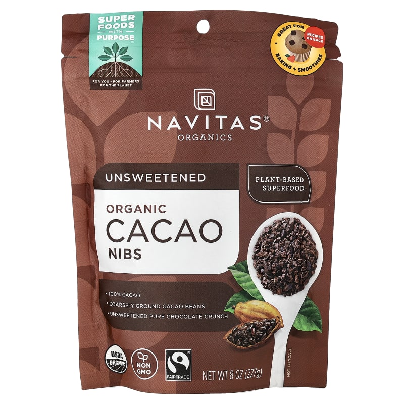 Organic Cacao Nibs, Unsweetened